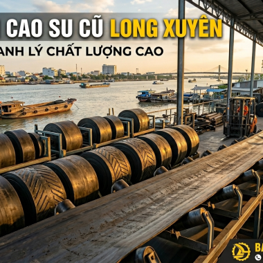 Băng tải cao su cũ Long Xuyên giá tốt, thanh lý chất lượng cao - 