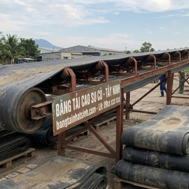 Băng tải cao su cũ Tây Ninh – Thanh lý băng tải cao su giá tốt