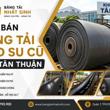 Mua bán băng tải cao su cũ KCX Tân Thuận giá tốt, chất lượng cao