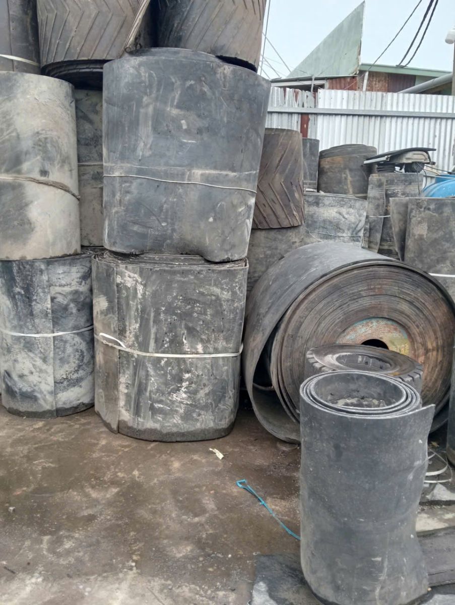 thanh lý băng tải cao su công nghiệp cũ Bình Dương